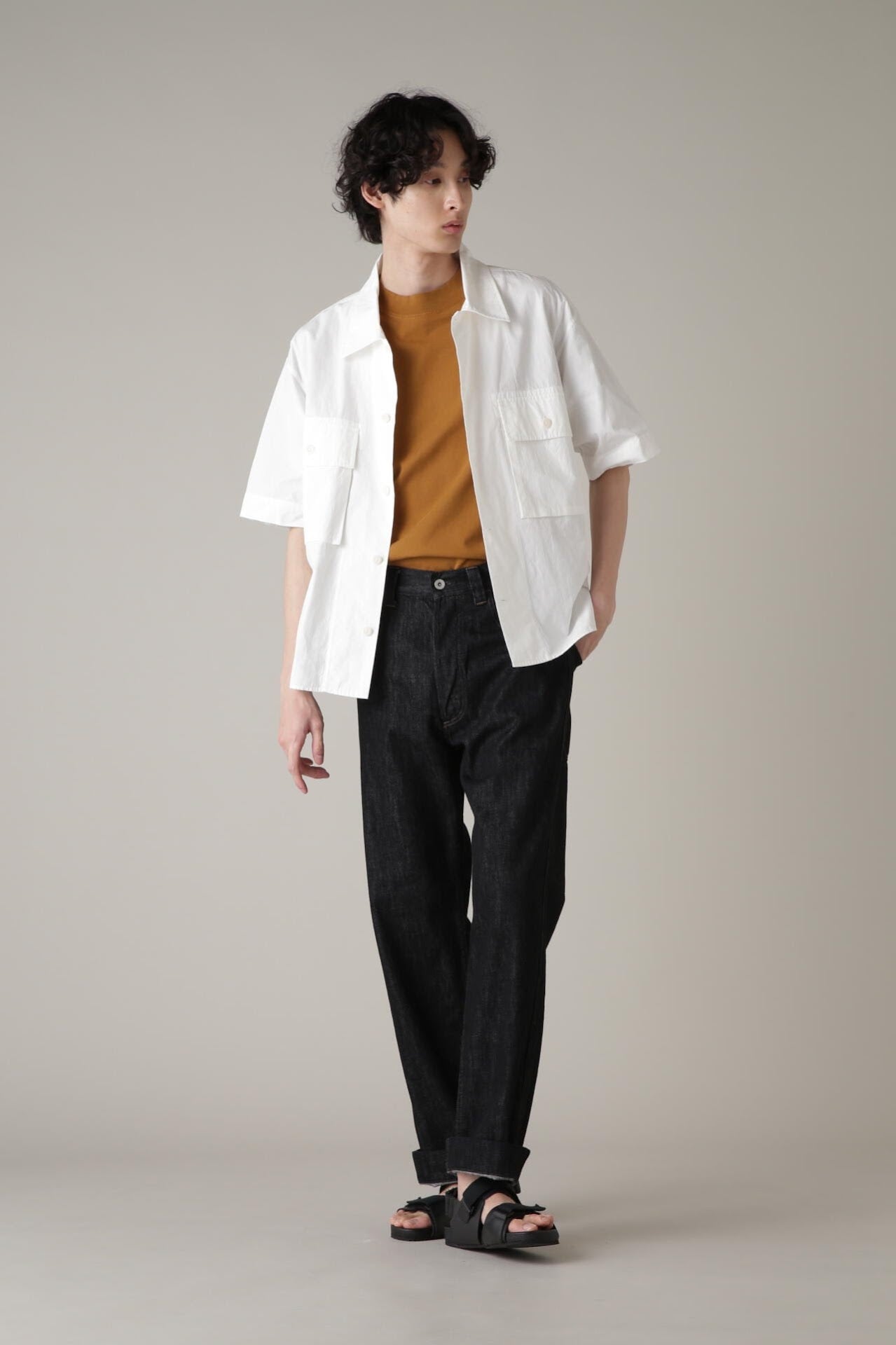 CANTON LIGHT DENIM BLACK | MARGARET HOWELL（マーガレット・ハウエル