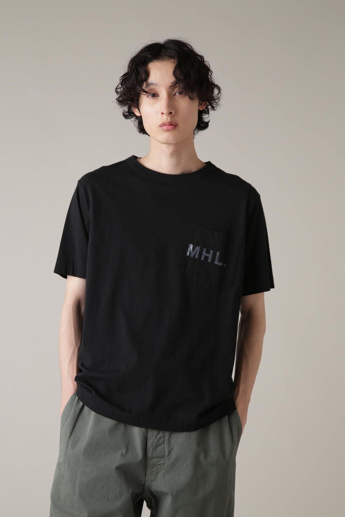 PRINTED COTTON JERSEY TOP | MARGARET HOWELL（マーガレット 