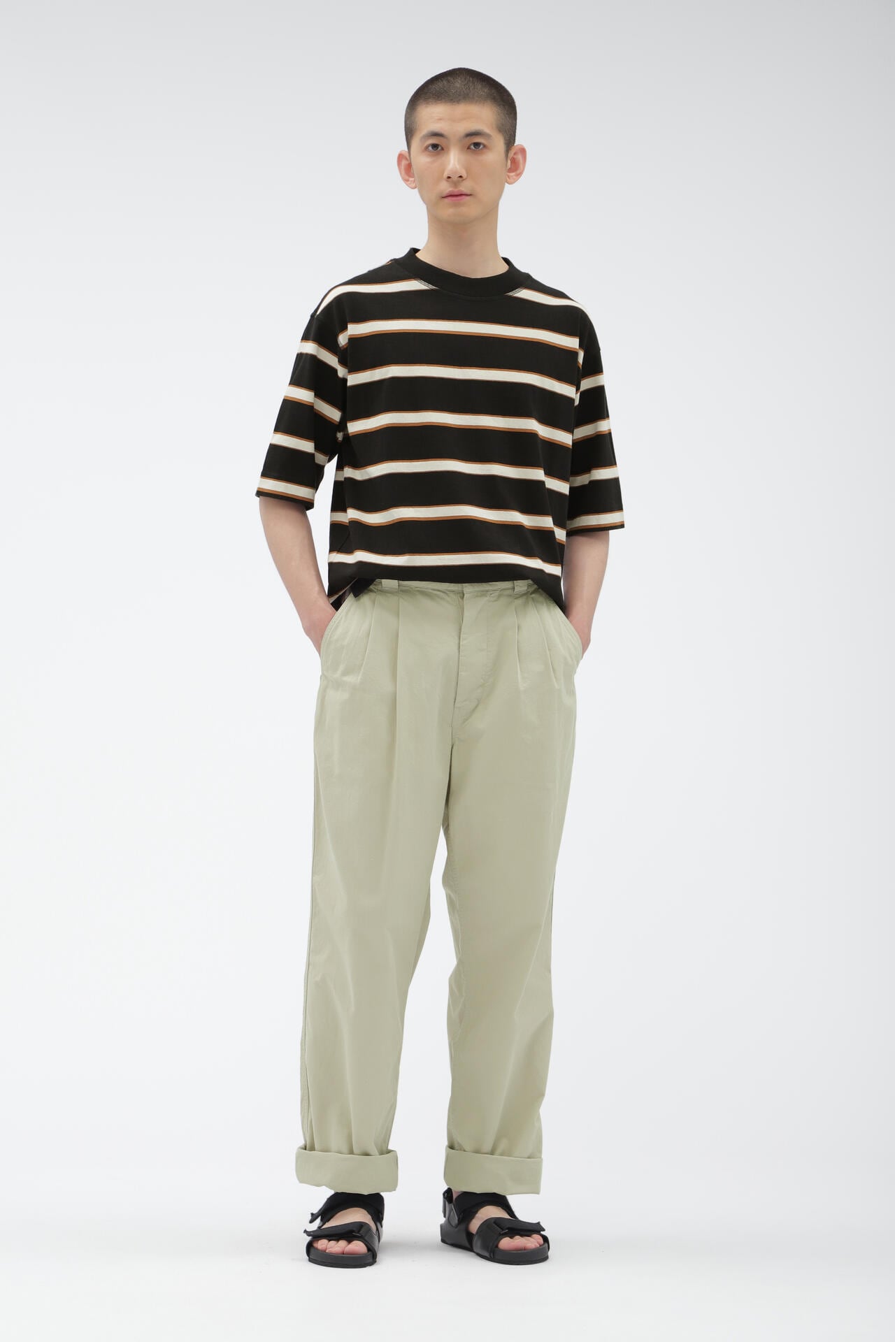 OUTLINE STRIPE JERSEY