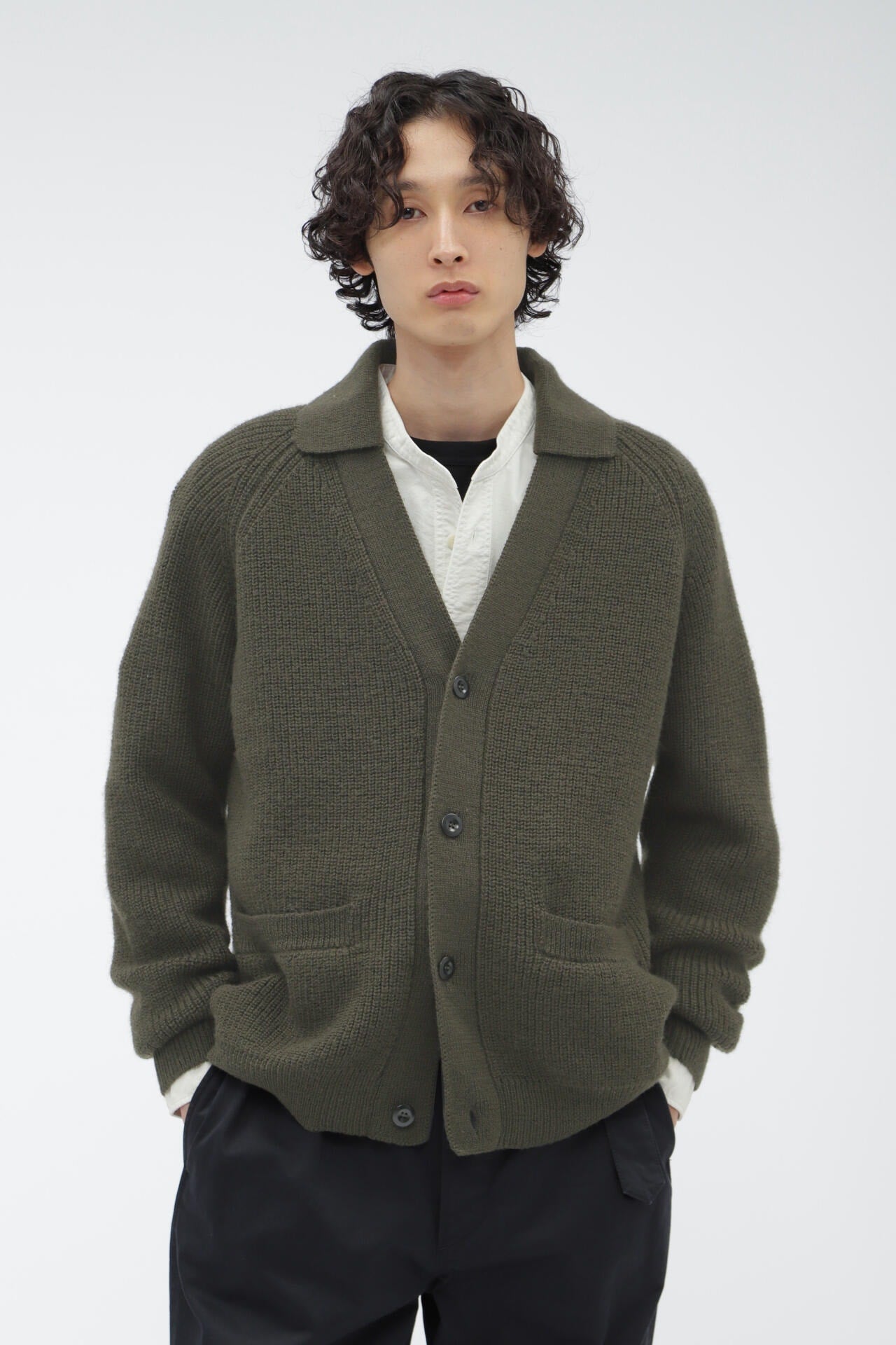 MHL. 22aw BASIC WOOL MELTON メンズ 濃緑 Lサイズ MHL. 22aw BASIC WOOL MELTON メンズ 濃緑 Lサイズ MHL