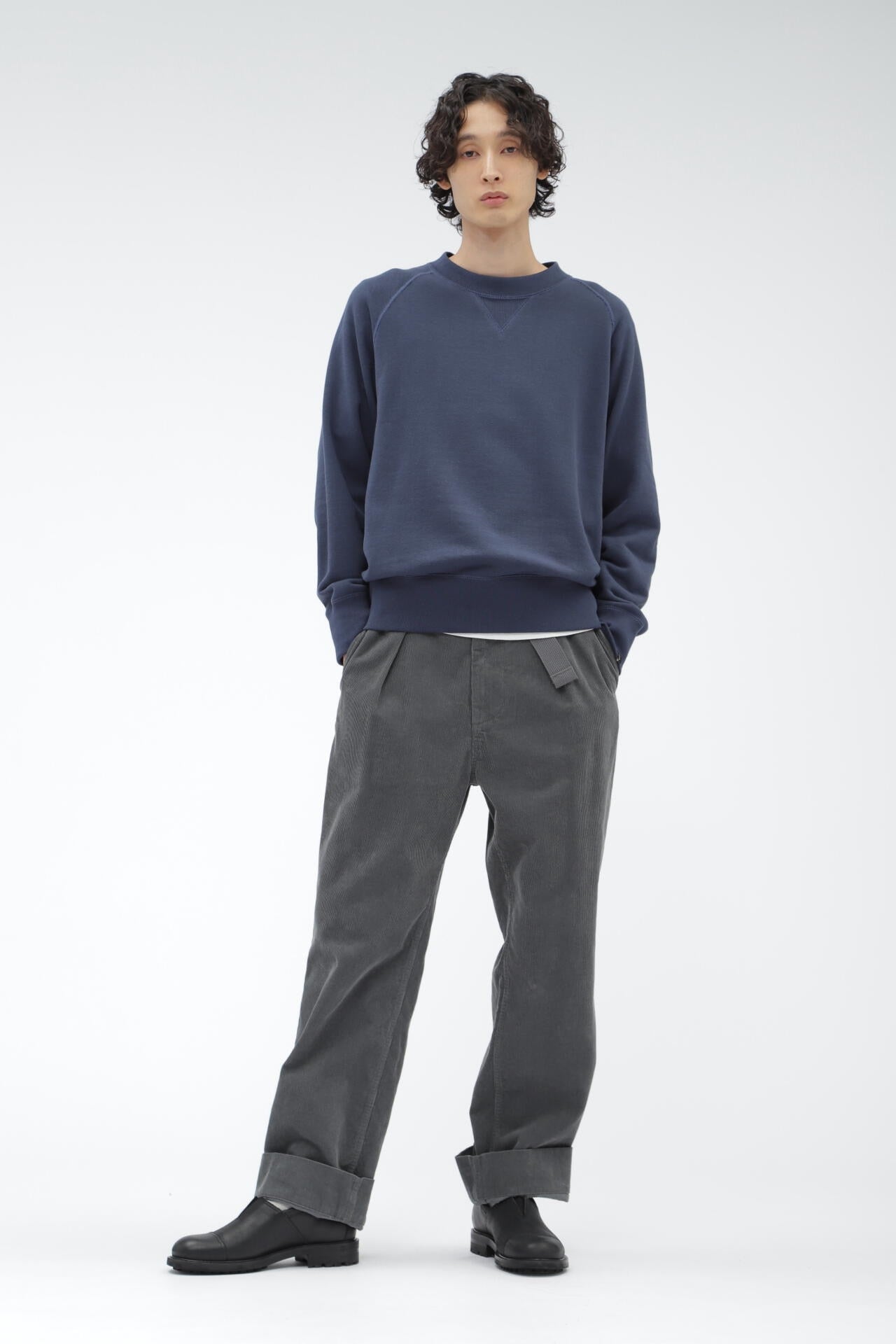マーガレットハウエル × LOOPWHEELER 別注スウェット M LIGHT LOOPBACK COTTON | MARGARET HOWELL（マーガレット・ハウエル