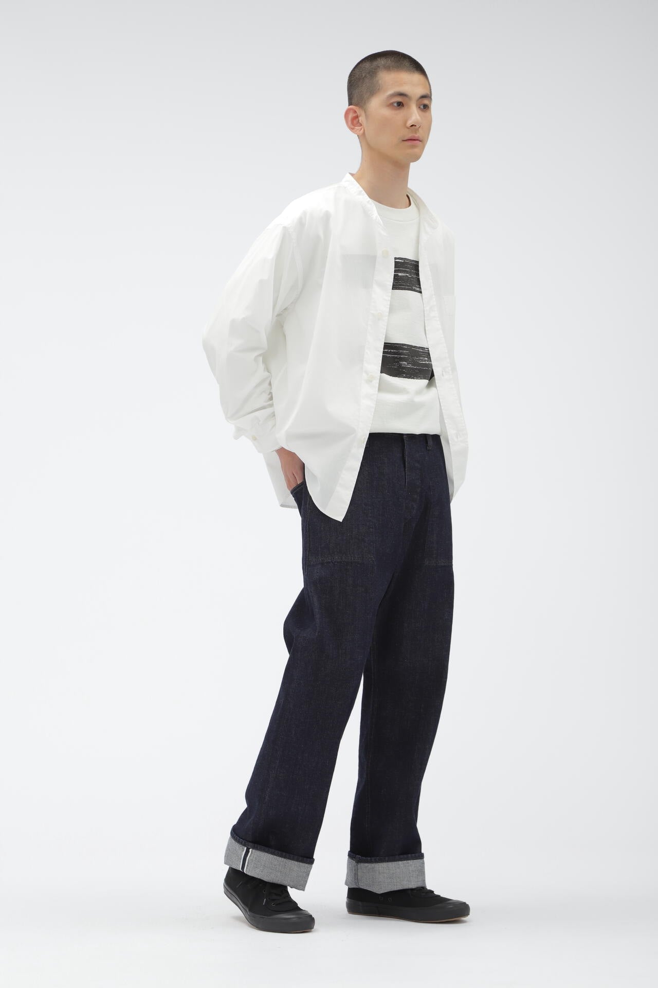 BLOCK PRINT DRY COTTON JERSEY