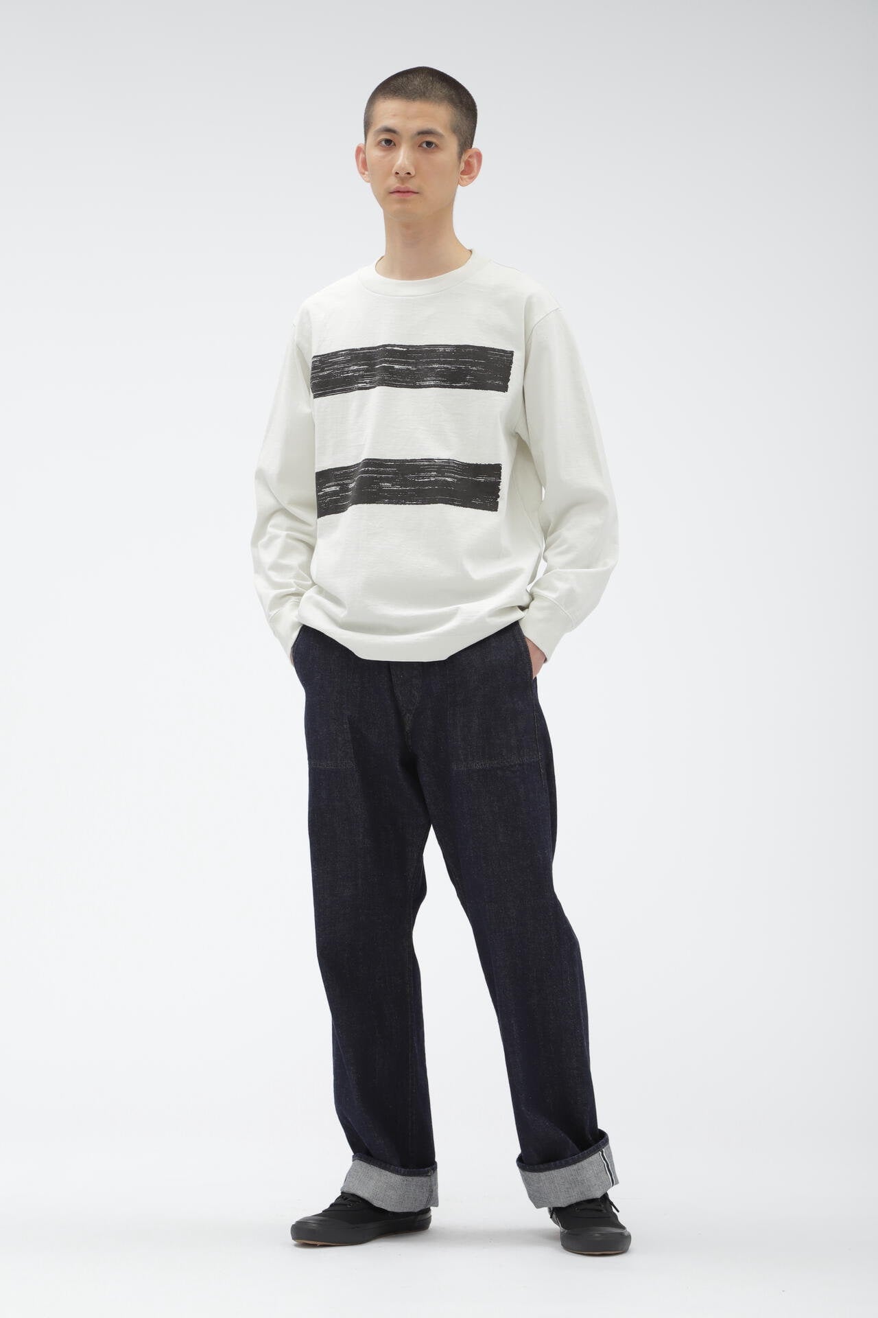 BLOCK PRINT DRY COTTON JERSEY