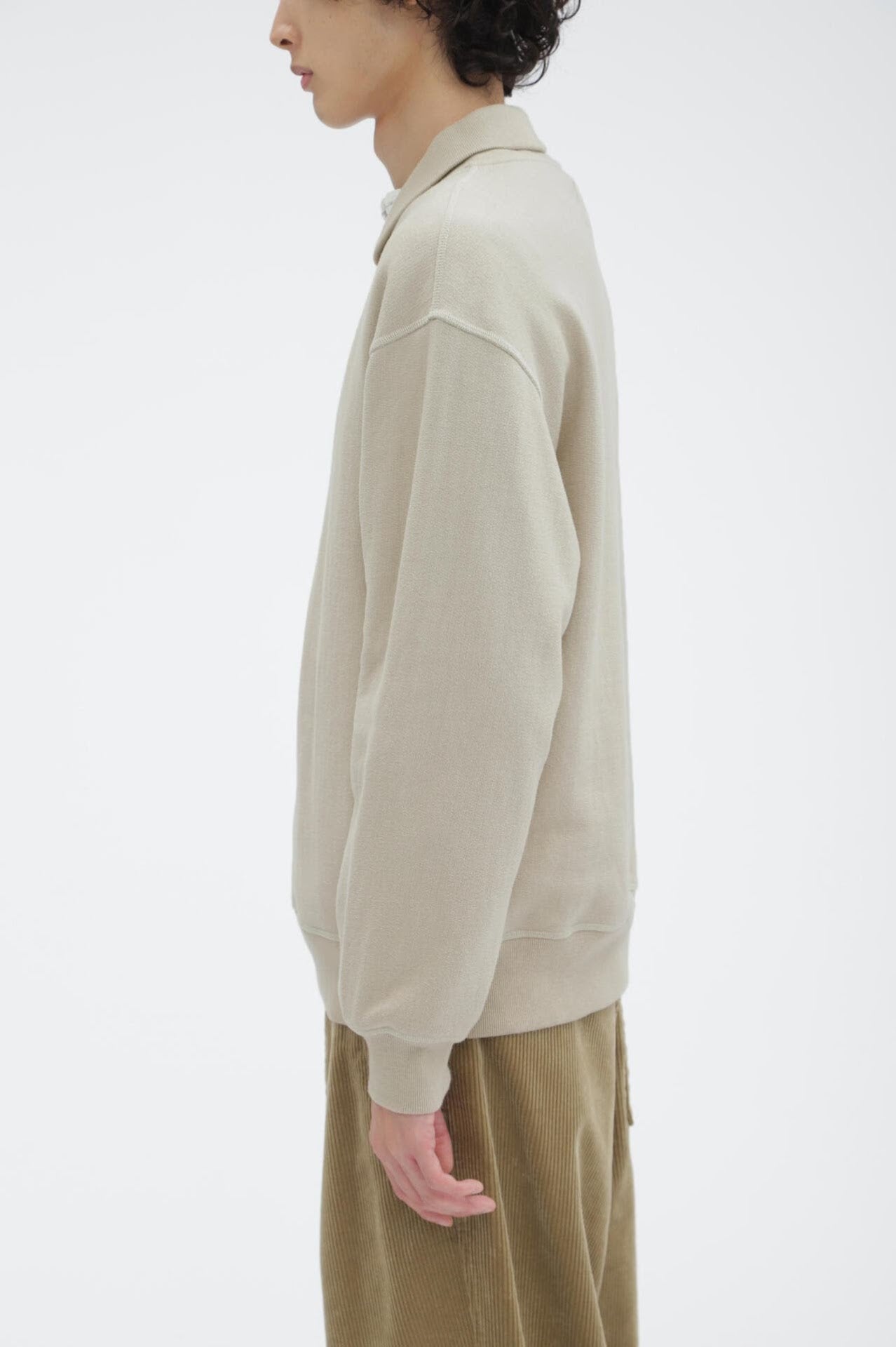 BRUSHED BACK COTTON JERSEY