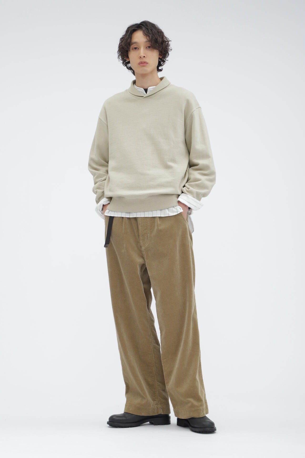 BRUSHED BACK COTTON JERSEY