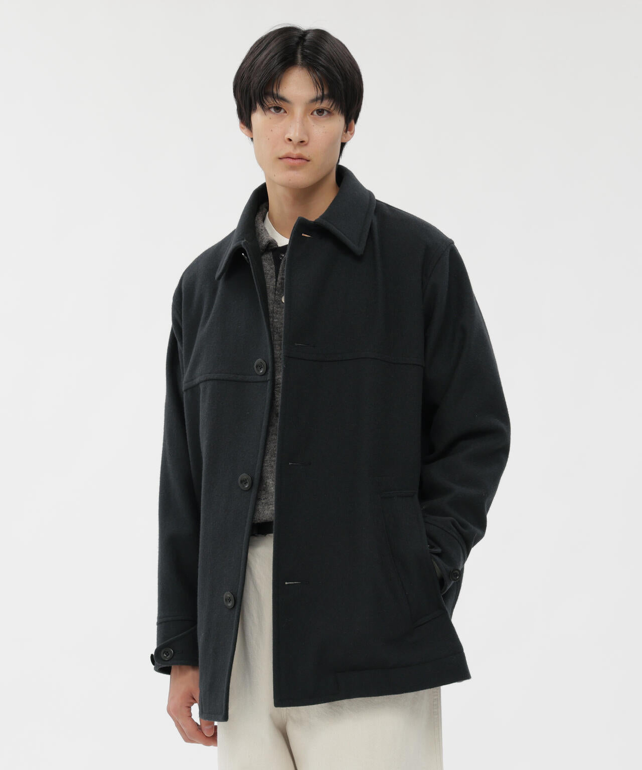 MHL. BASIC WOOL MELTON【マーガレットハウエル】 BASIC WOOL MELTON COAT | MARGARET HOWELL（マーガレット