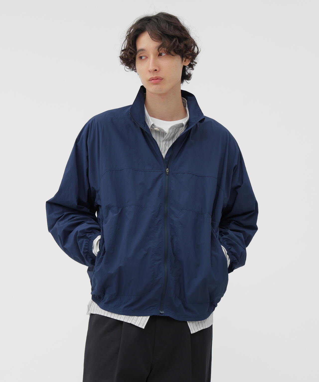 PROOFED LIGHT NYLON TAFFETA BLOUSON
