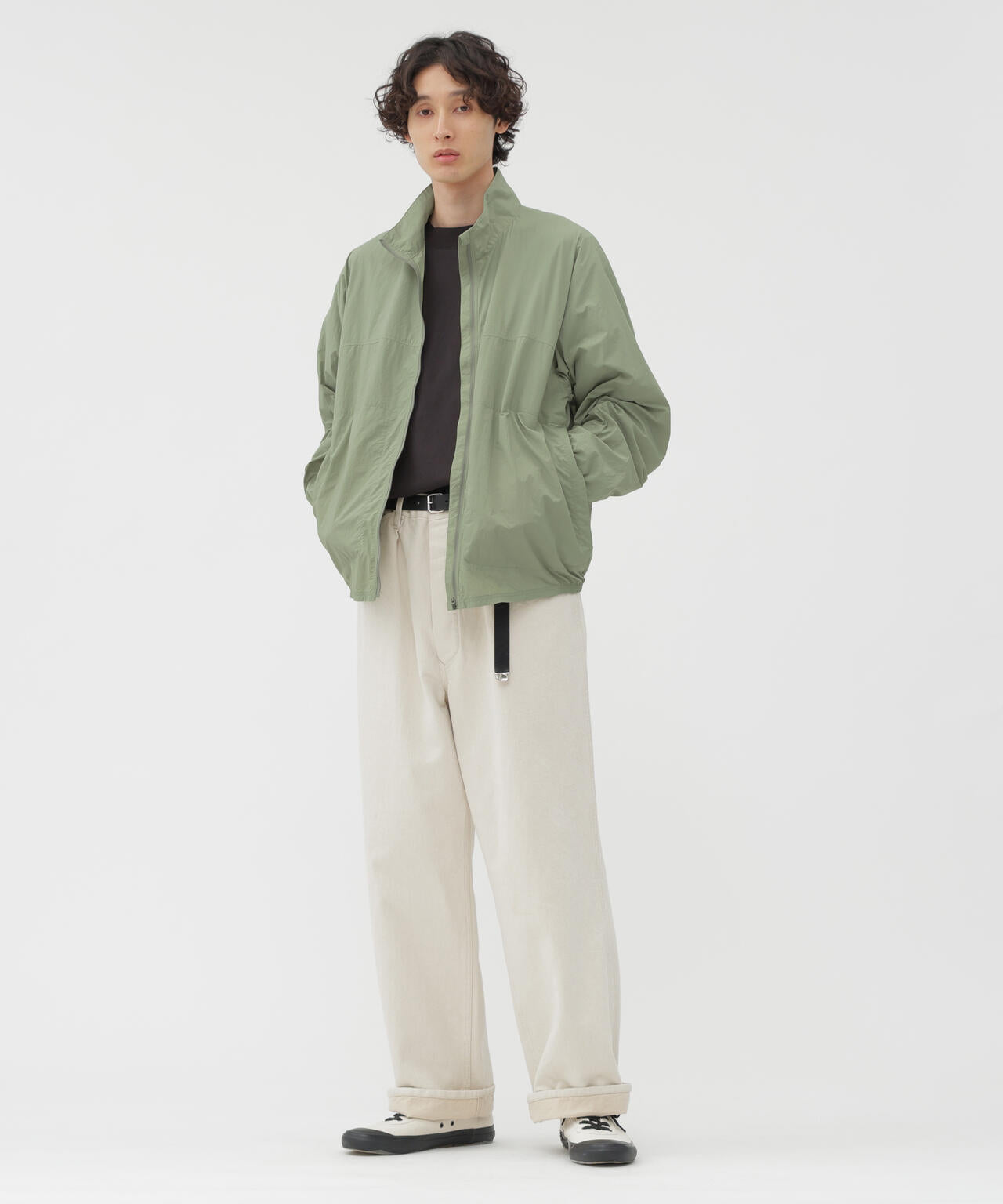 PROOFED LIGHT NYLON TAFFETA BLOUSON