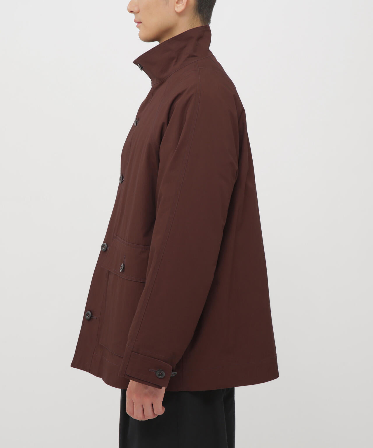 WASHED COTTON PLAINWEAVE BLOUSON