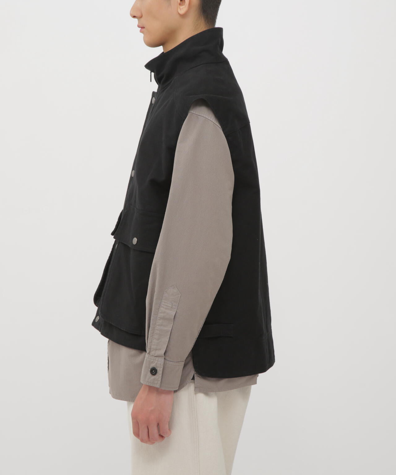 DRY COTTON SUEDE BLOUSON | MARGARET HOWELL（マーガレット