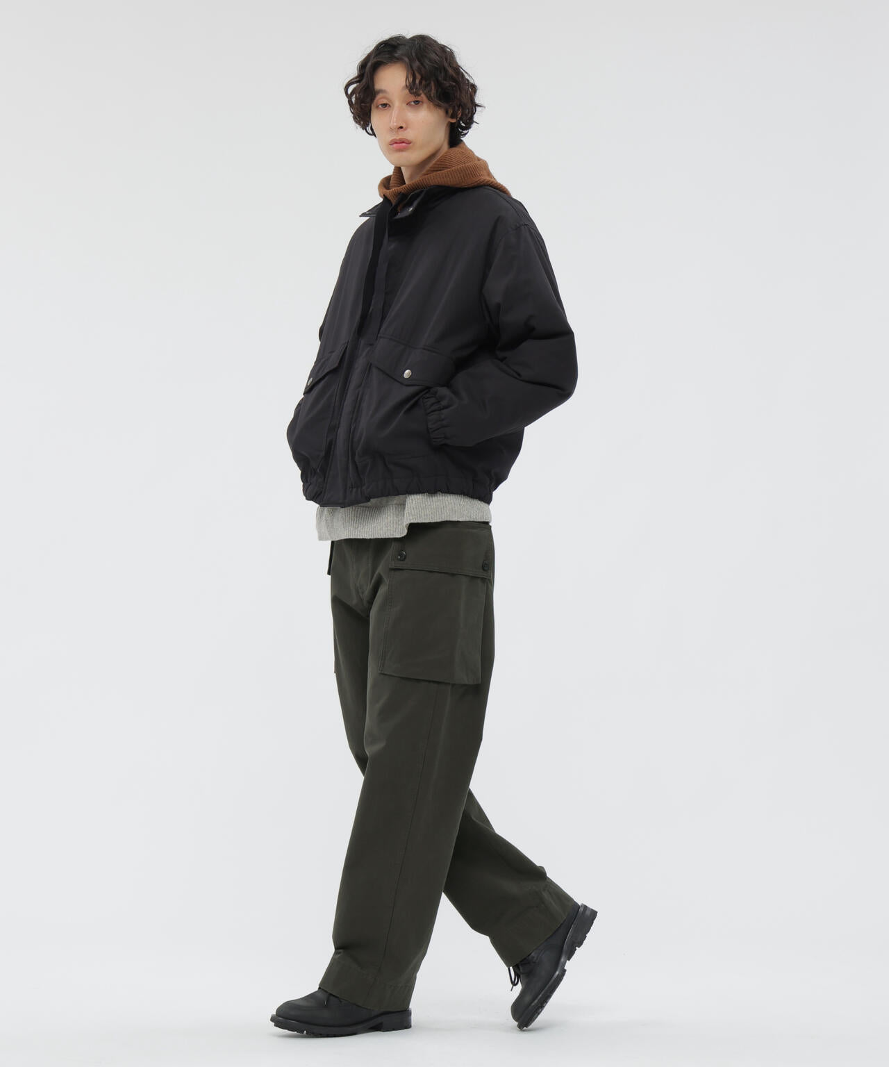 LIGHTWEIGHT COTTON NYLON CANVAS BLOUSON