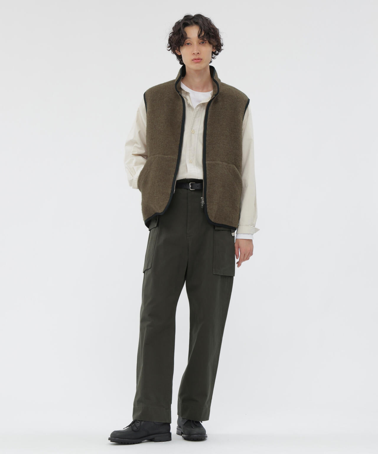 SOFT WOOL FLEECE BLOUSON | MARGARET HOWELL（マーガレット