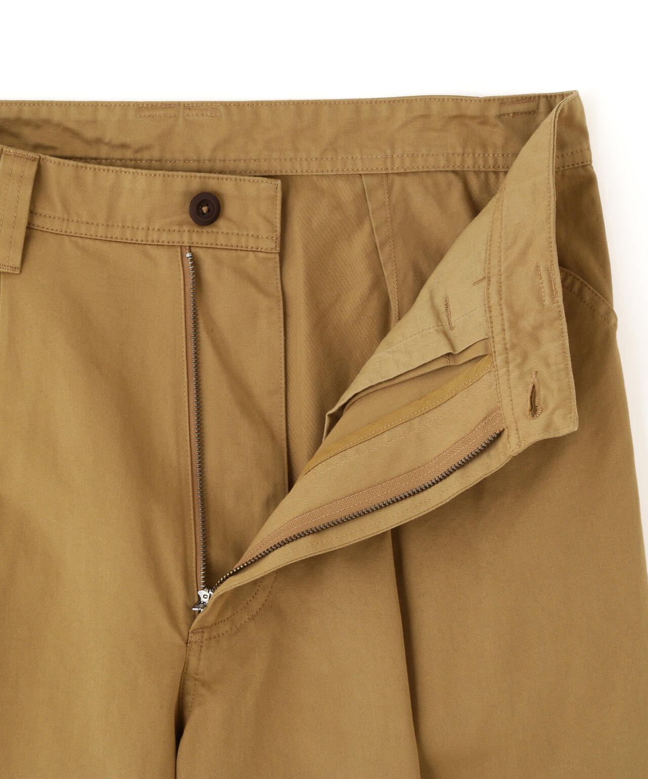 WASHED CHINO COTTON TROUSERS | MARGARET HOWELL（マーガレット