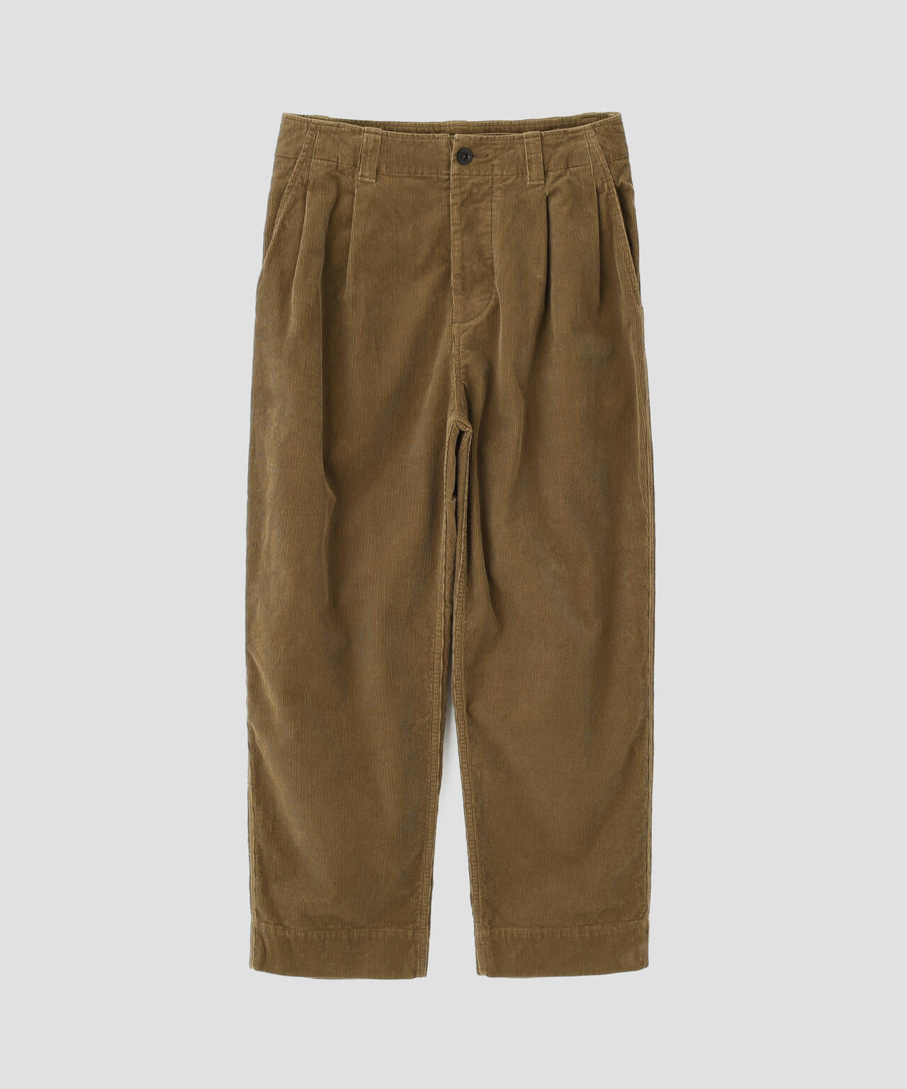 DRY COTTON NEEDLECORD TROUSERS