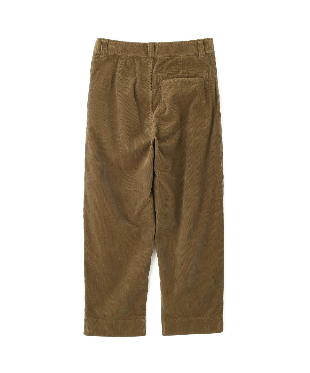 DRY COTTON NEEDLECORD TROUSERS