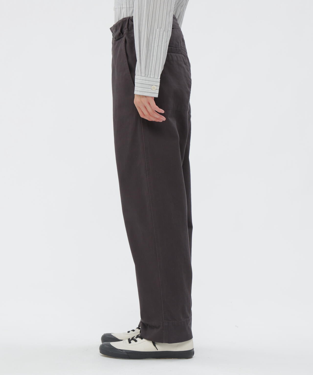 ORGANIC COTTON SATEEN TROUSERS