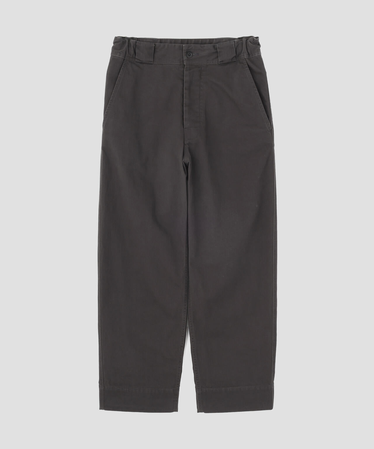 ORGANIC COTTON SATEEN TROUSERS