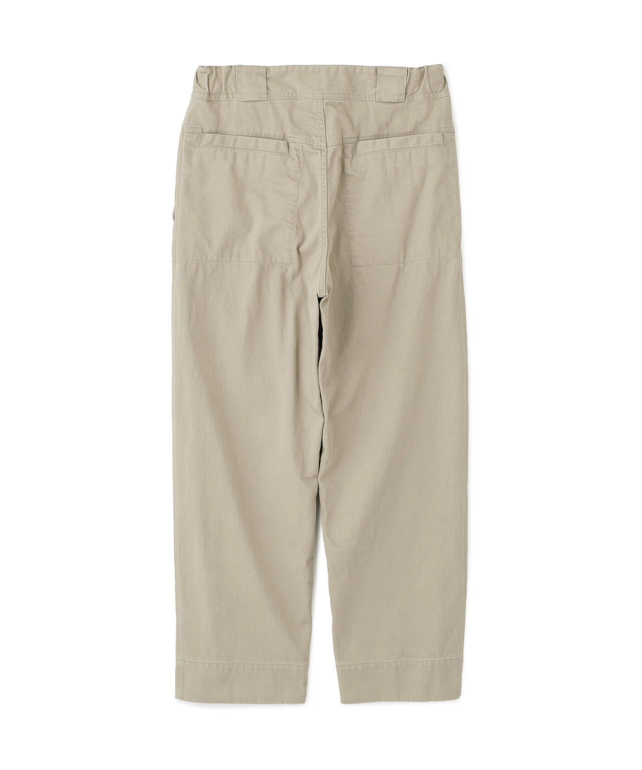ORGANIC COTTON SATEEN TROUSERS
