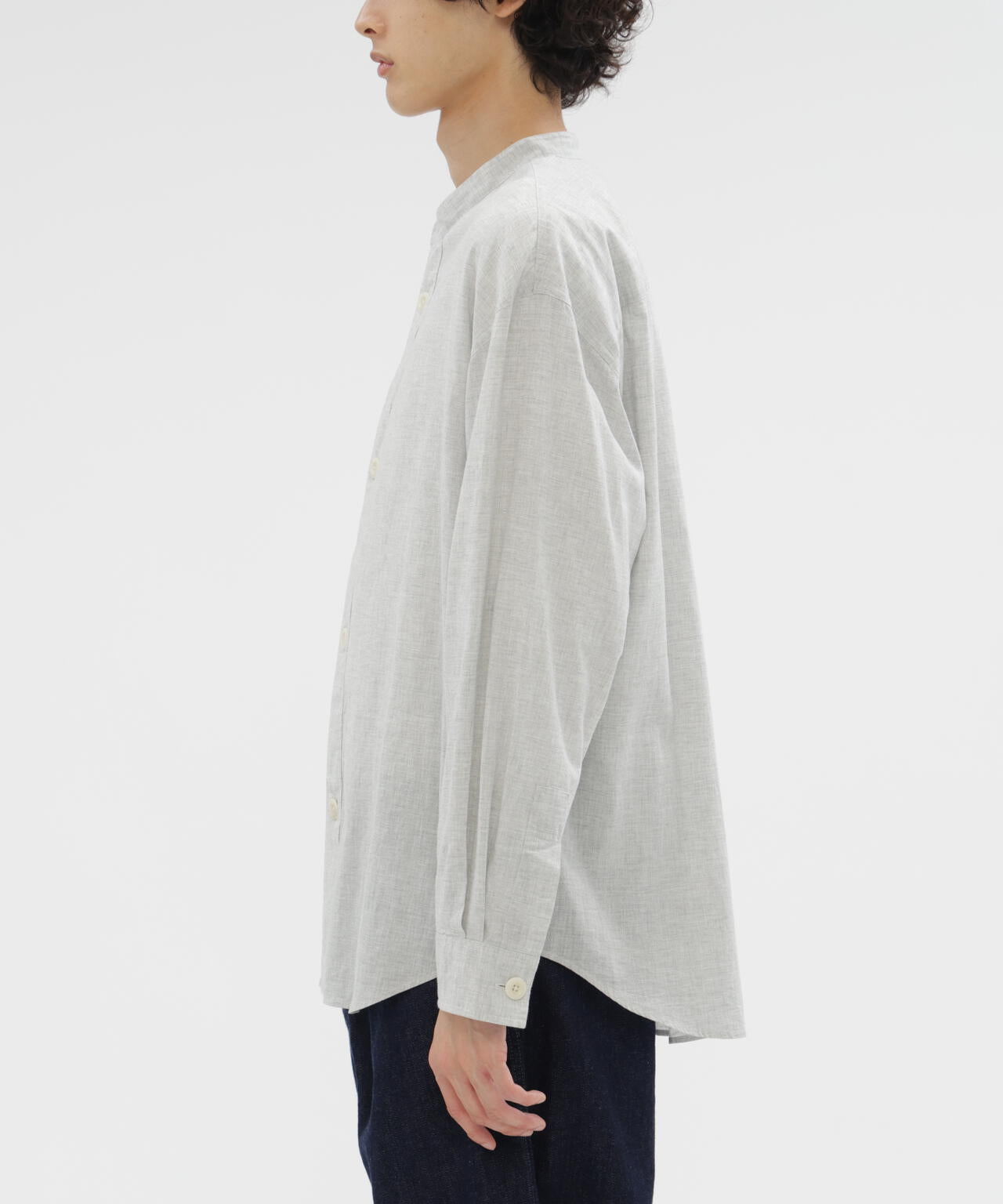 TOP DYED COTTON POPLIN SHIRT