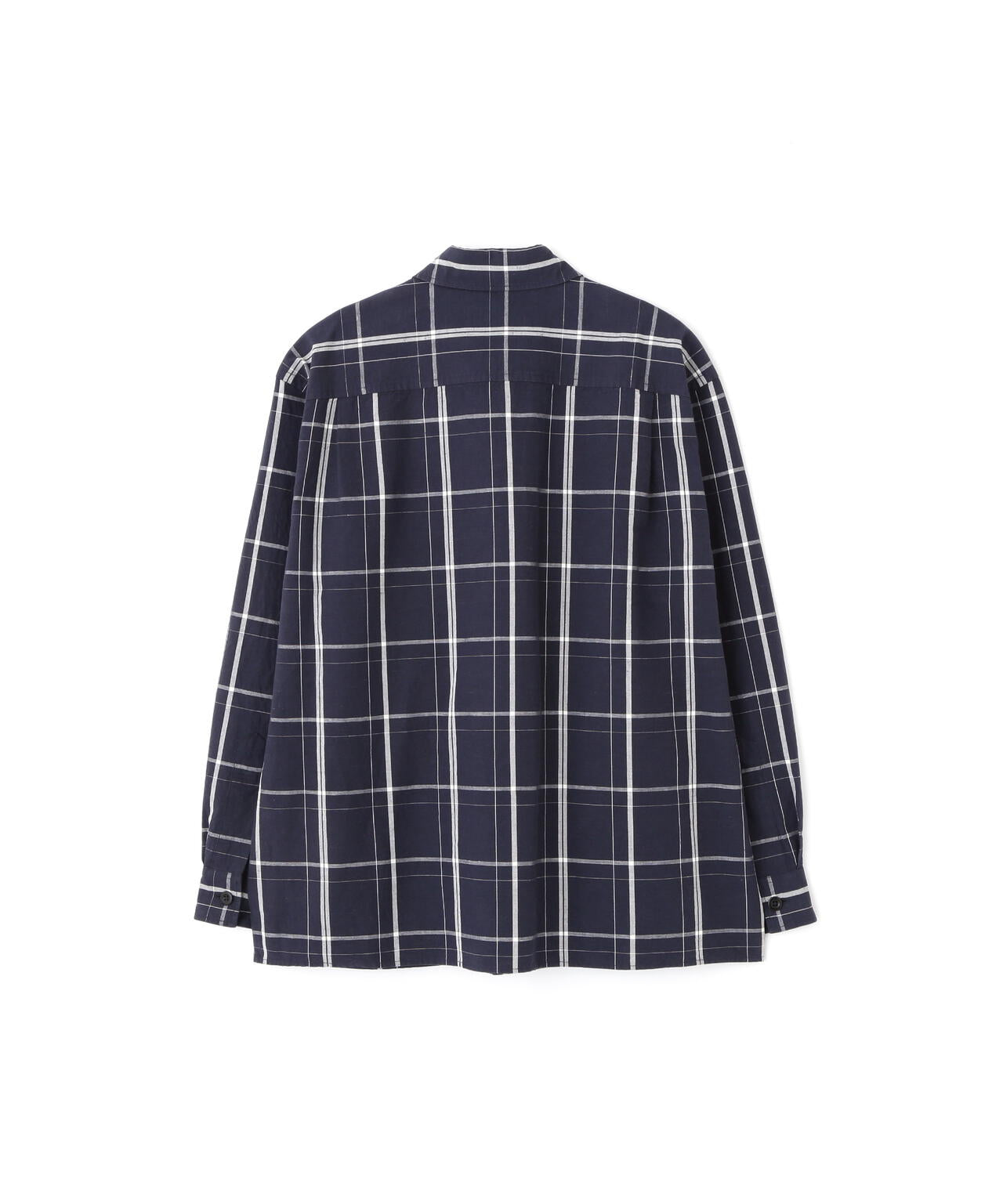 GRAPHIC GRID CHECK COTTON SHIRT