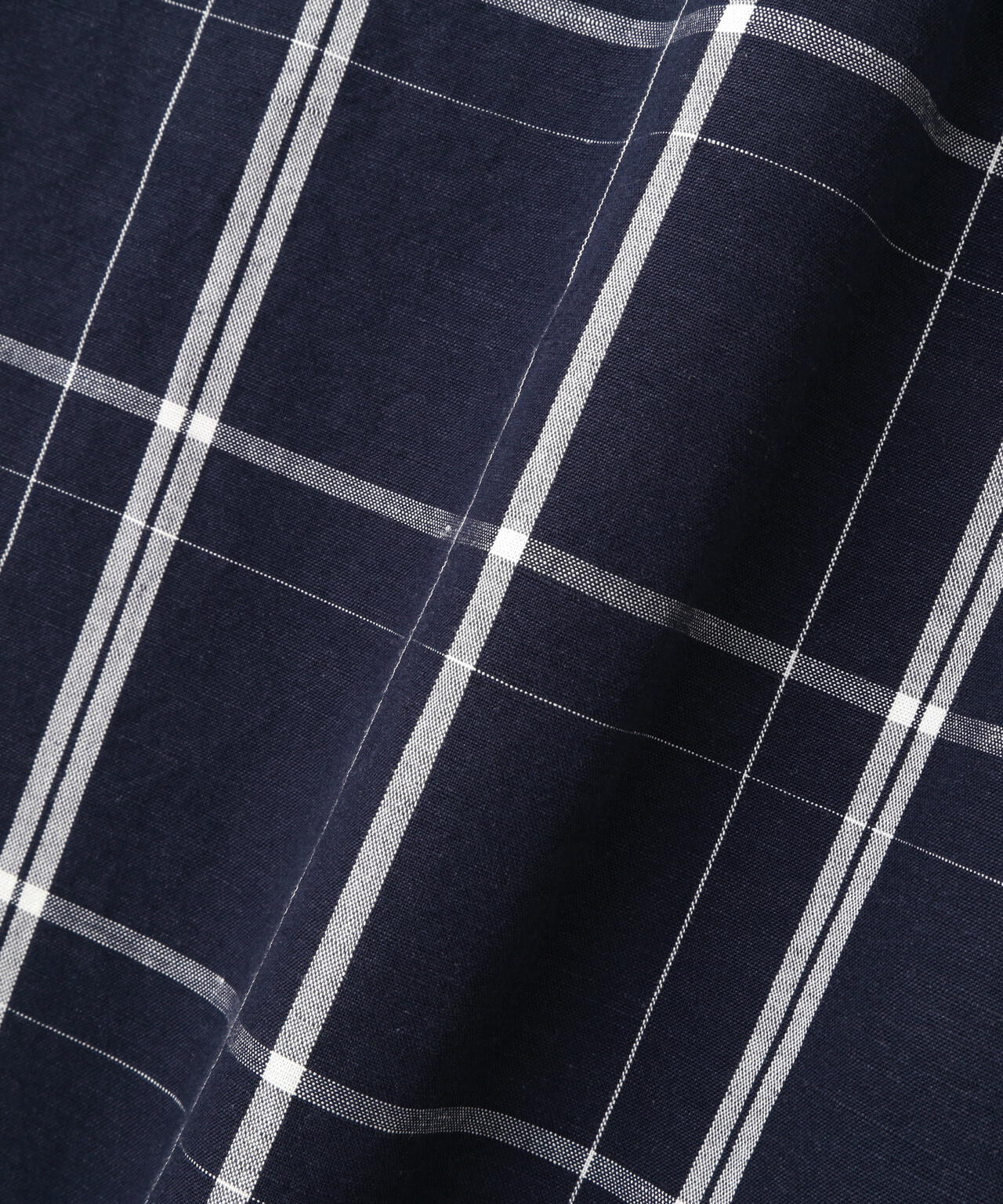 GRAPHIC GRID CHECK COTTON SHIRT