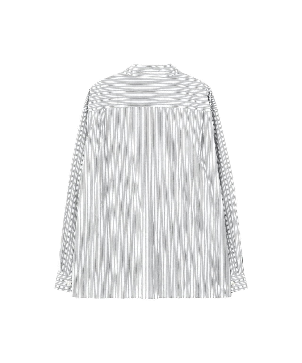 PJ STRIPE COTTON POPLIN SHIRT