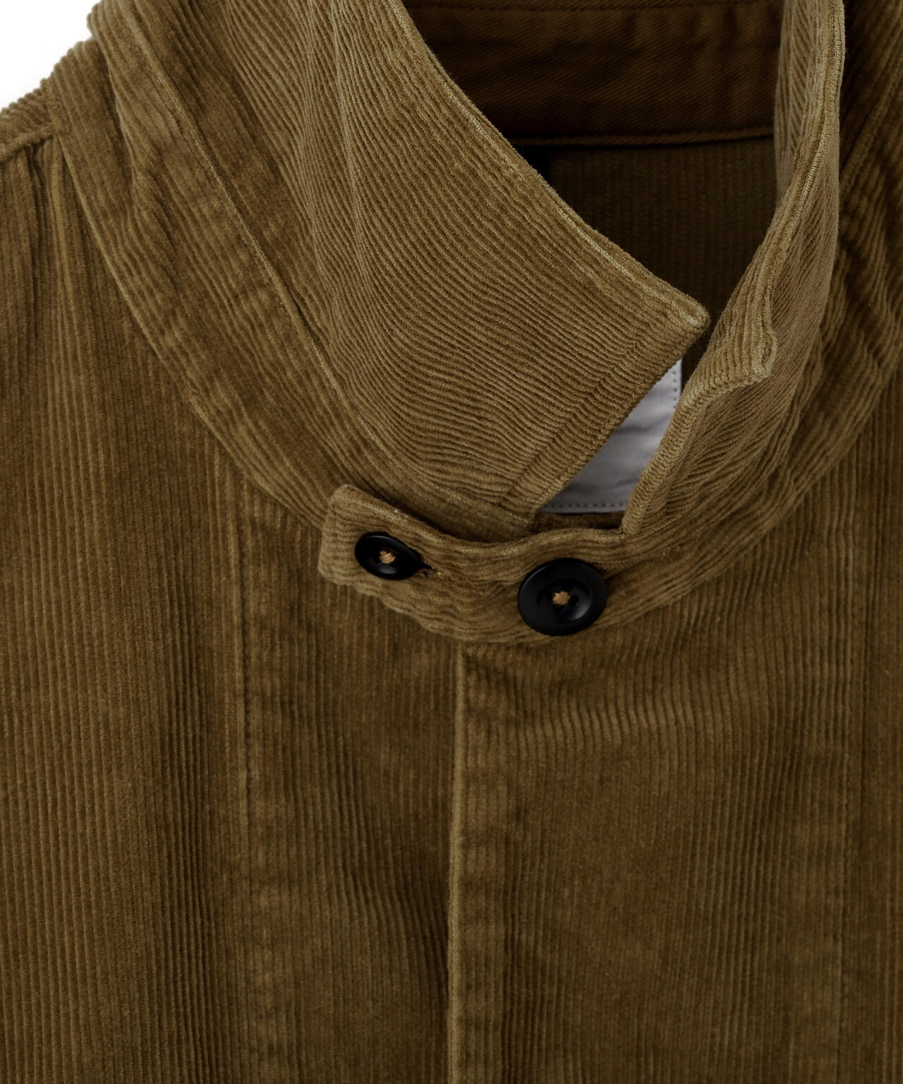 DRY COTTON NEEDLECORD SHIRT
