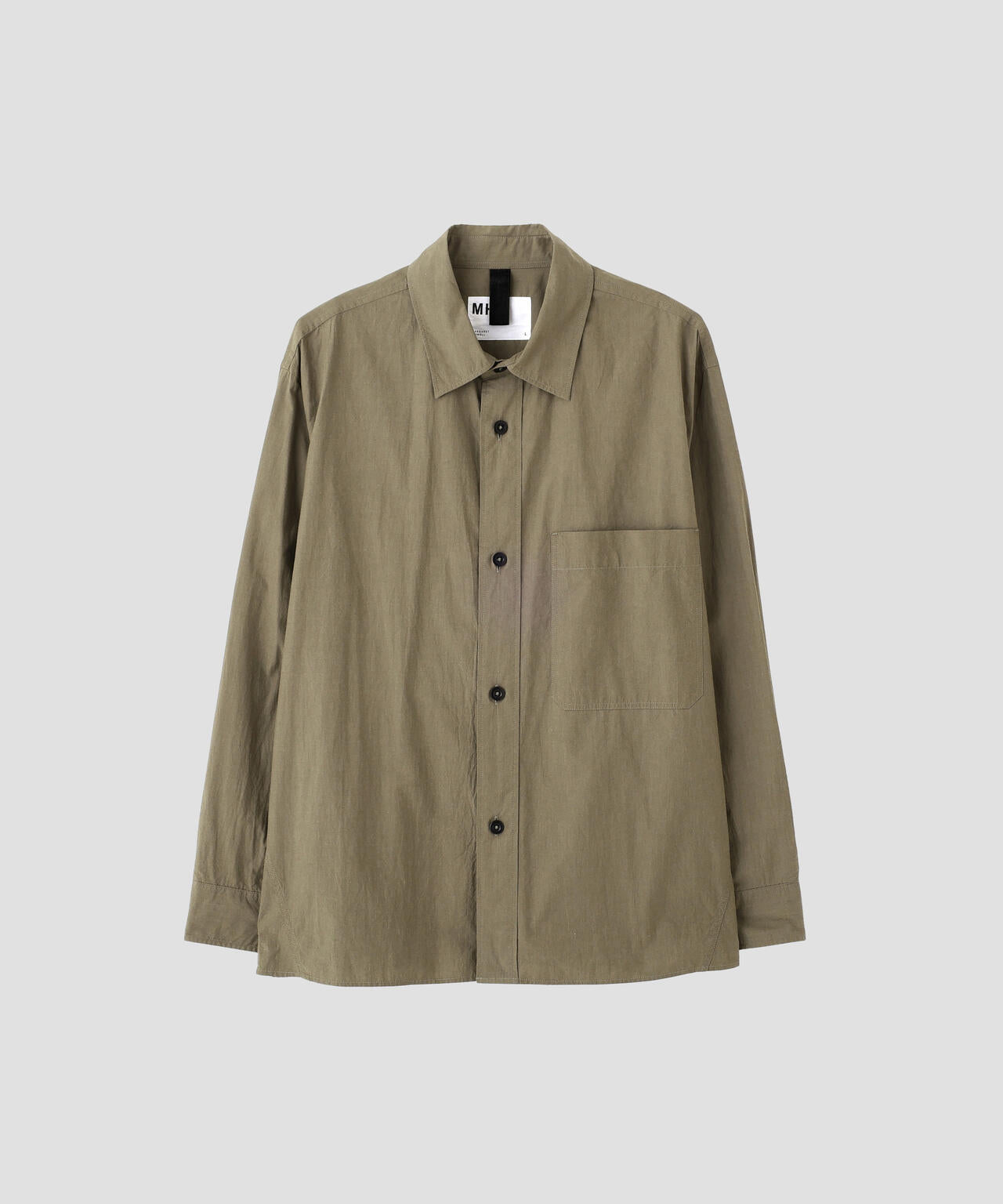 BRUSHED COTTON CHAMBRAY SHIRT