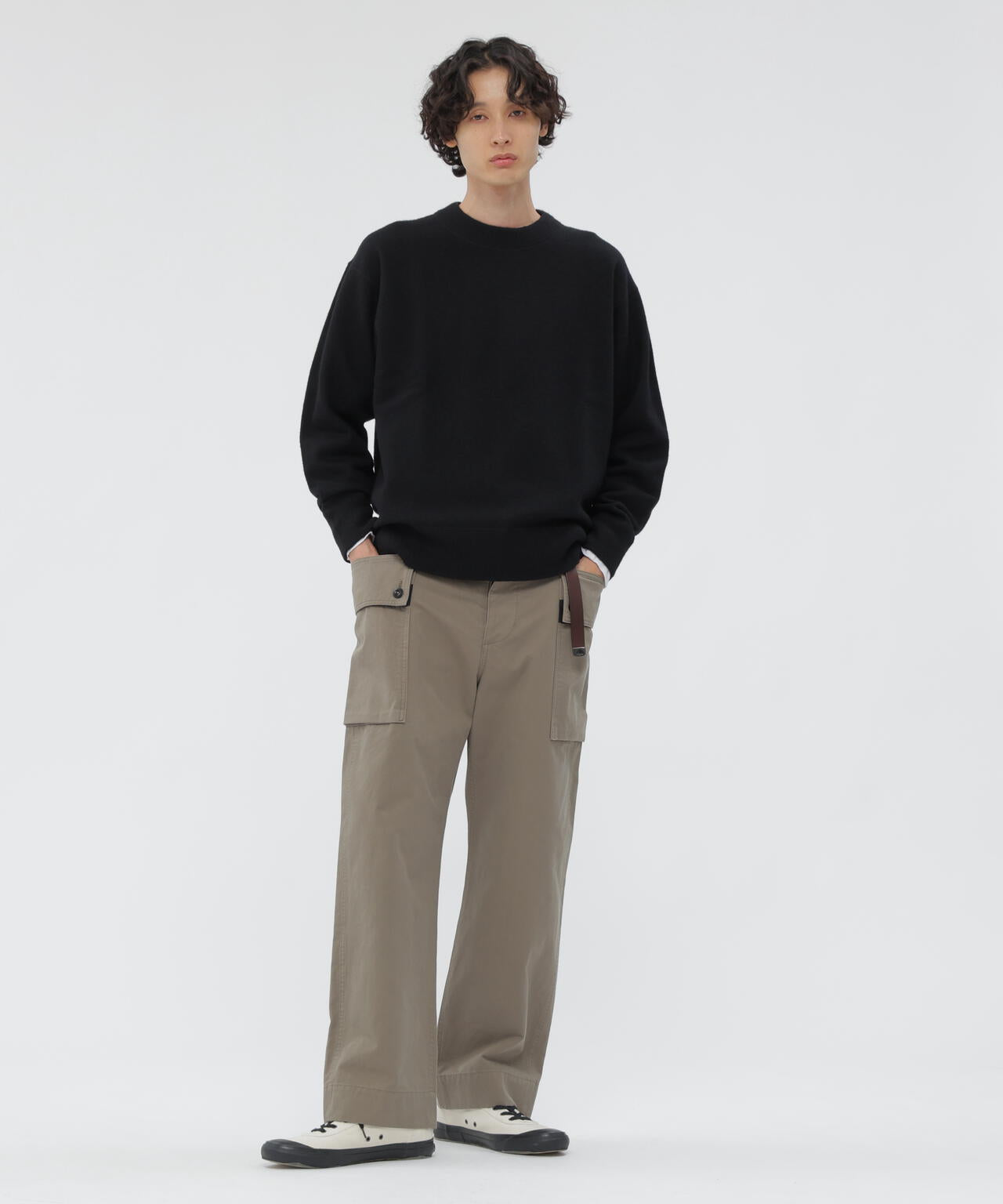 FELTED ROUGH WOOL KNITWEAR