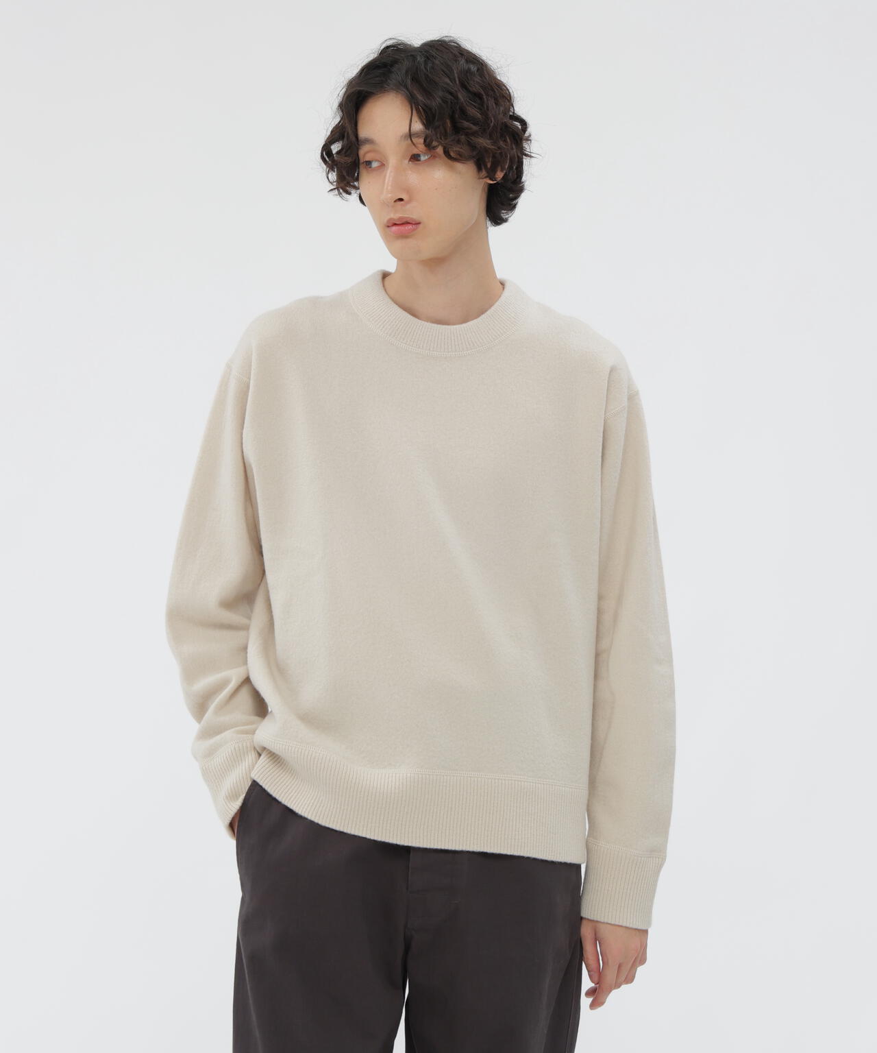 FELTED ROUGH WOOL KNITWEAR | MARGARET HOWELL（マーガレット
