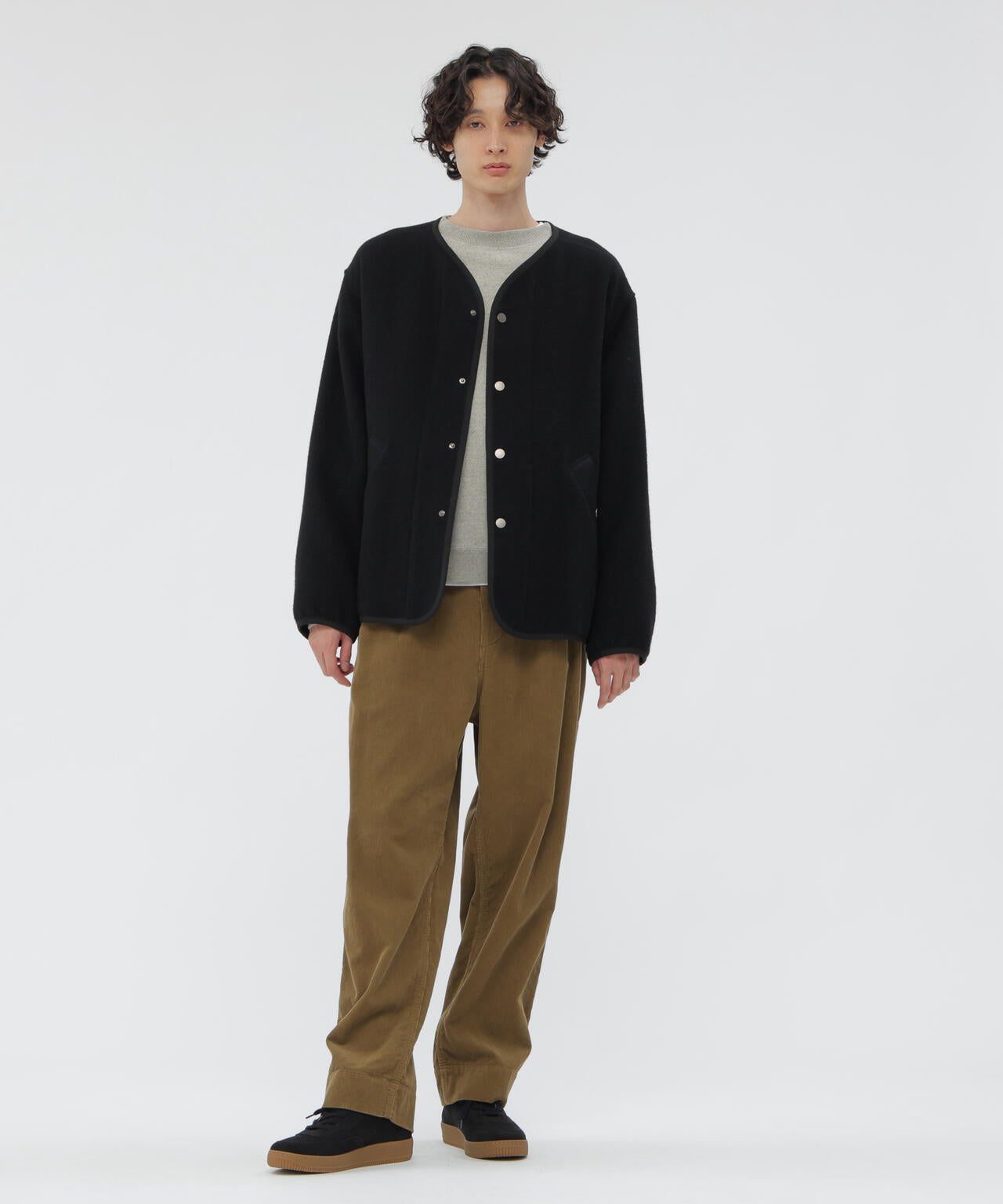 UPCYCLED LOOPBACK JERSEY TOP