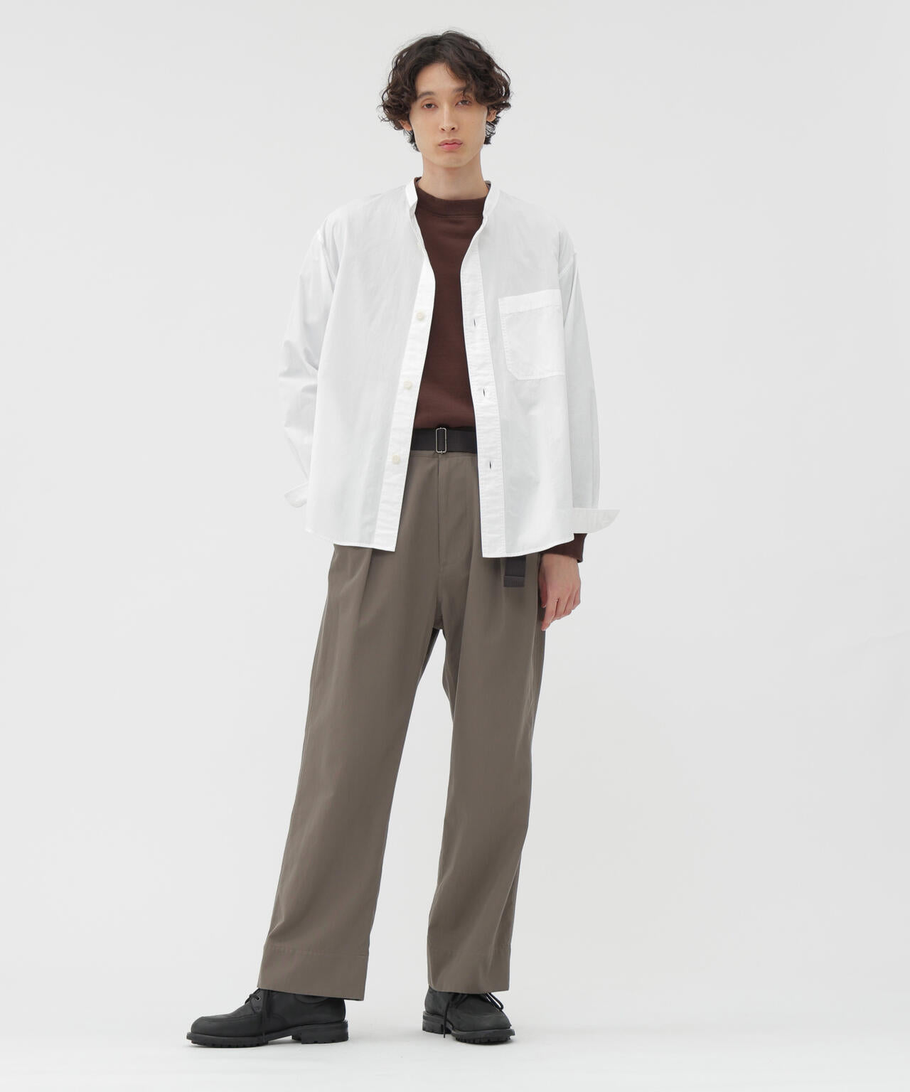 UPCYCLED LOOPBACK JERSEY TOP