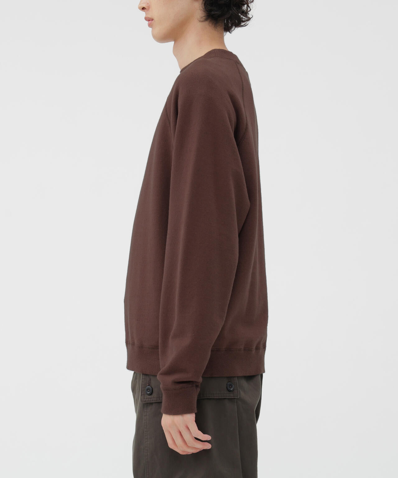 UPCYCLED LOOPBACK JERSEY TOP