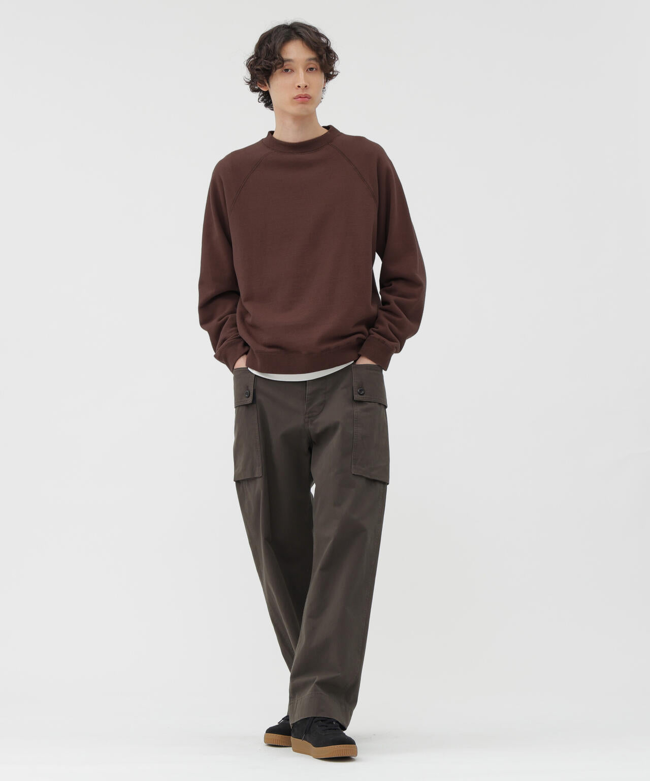 UPCYCLED LOOPBACK JERSEY TOP