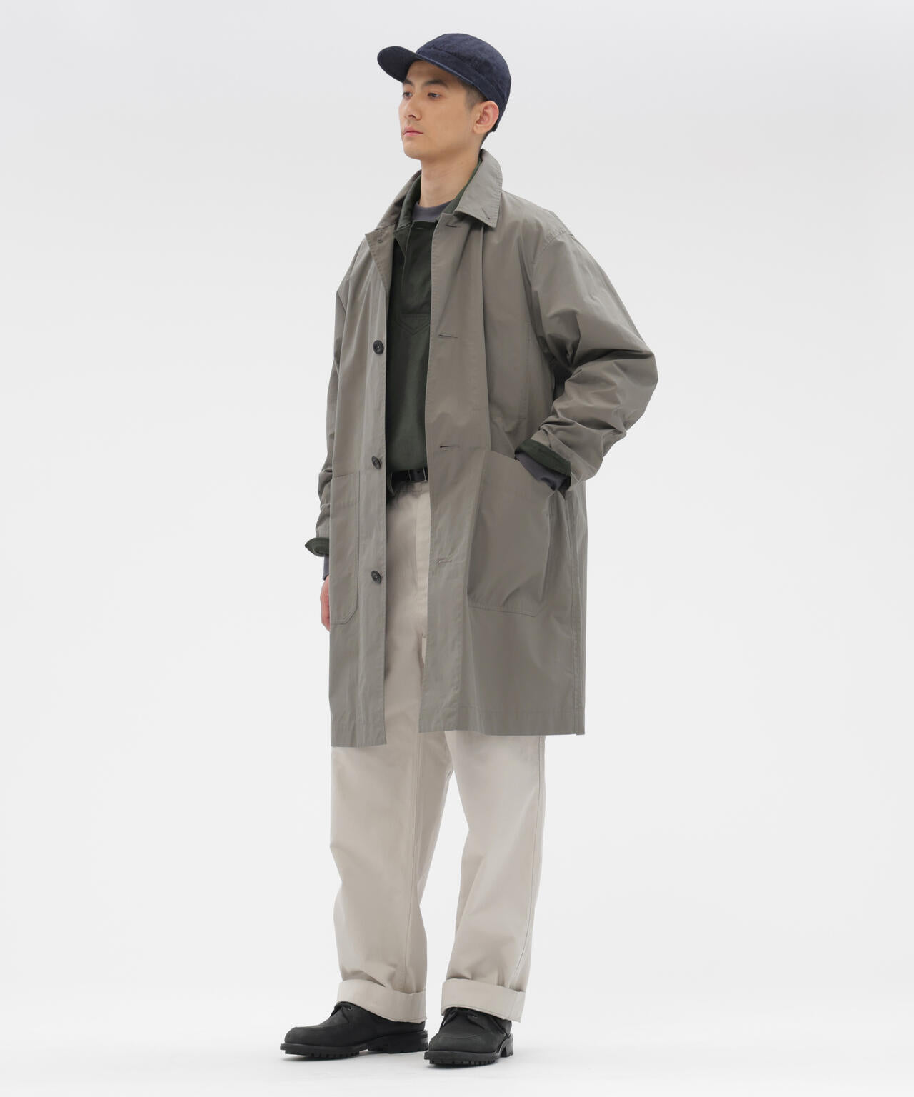 PROOFED COTTON POPLIN COAT | MARGARET HOWELL（マーガレット
