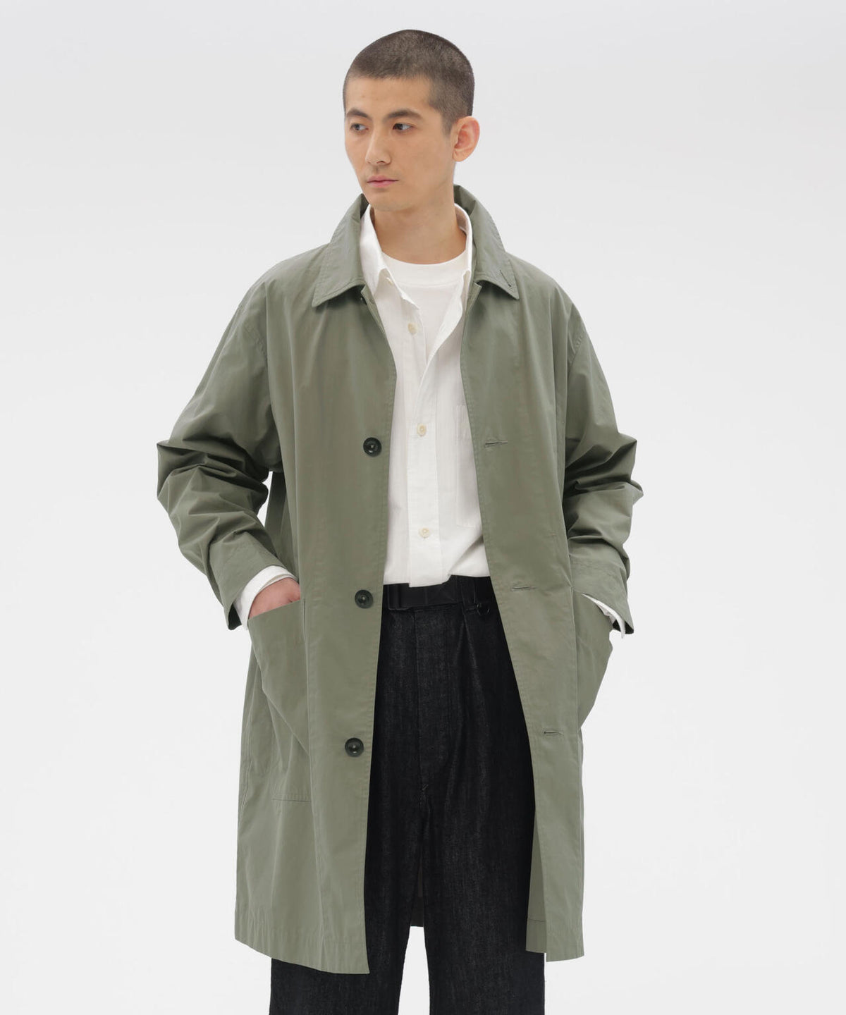 PROOFED COTTON POPLIN COAT | MARGARET HOWELL（マーガレット 