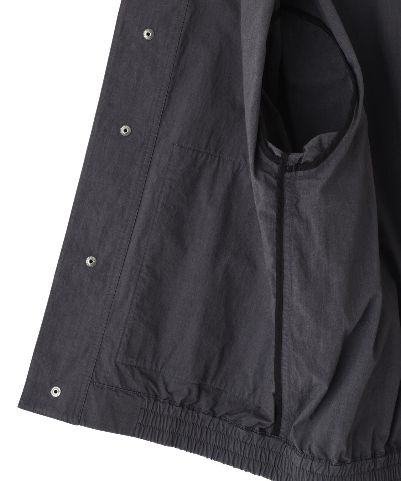 COTTON NYLON PLAINWEAVE BLOUSON