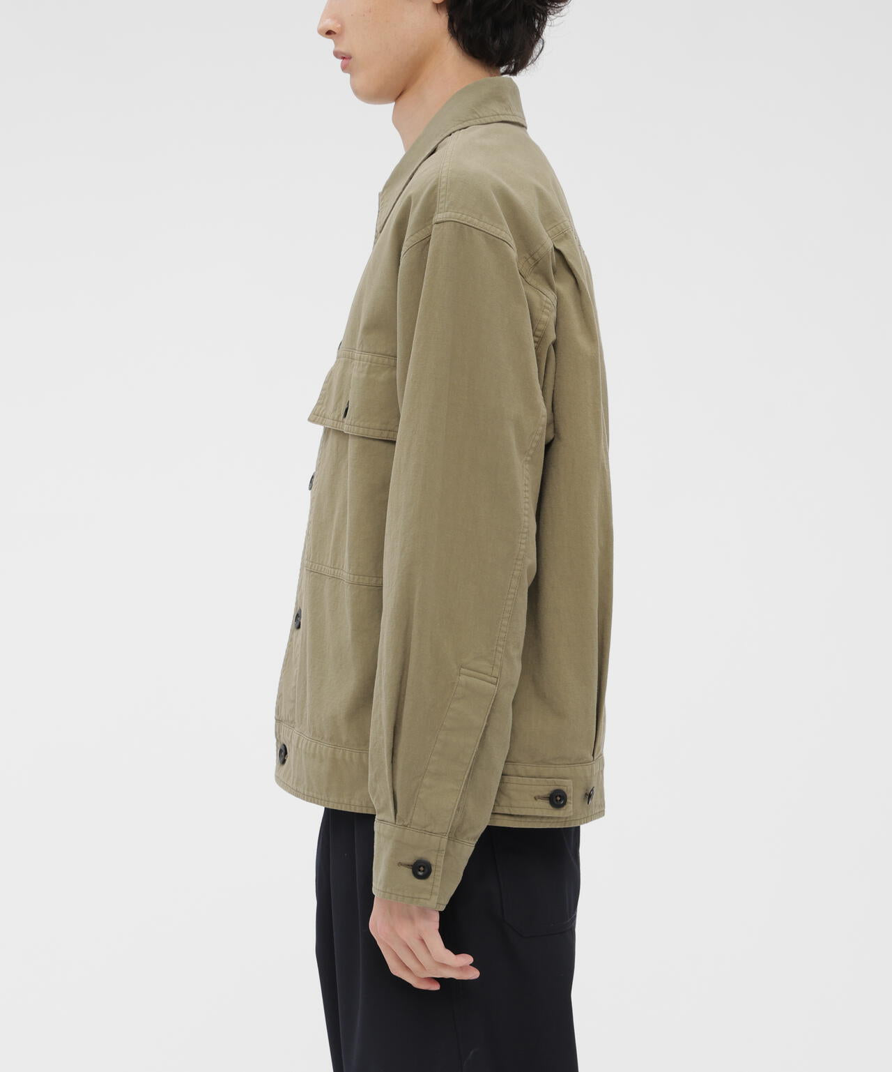 BELGIAN LINEN COTTON PLAINWEAVE BLOUSON | MARGARET HOWELL