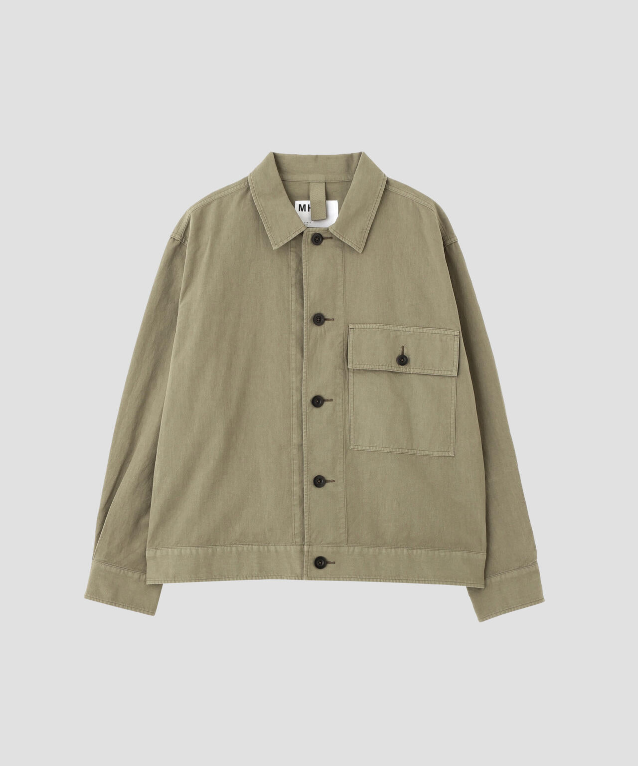 BELGIAN LINEN COTTON PLAINWEAVE BLOUSON | MARGARET HOWELL