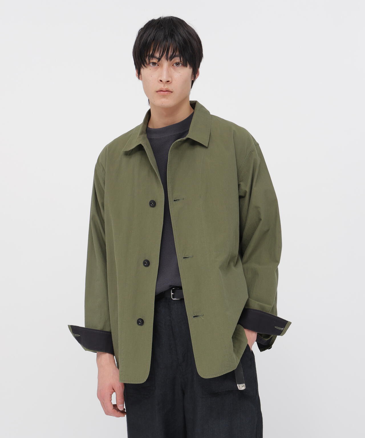 CRISP COTTON CHAMBRAY BLOUSON | MARGARET HOWELL（マーガレット