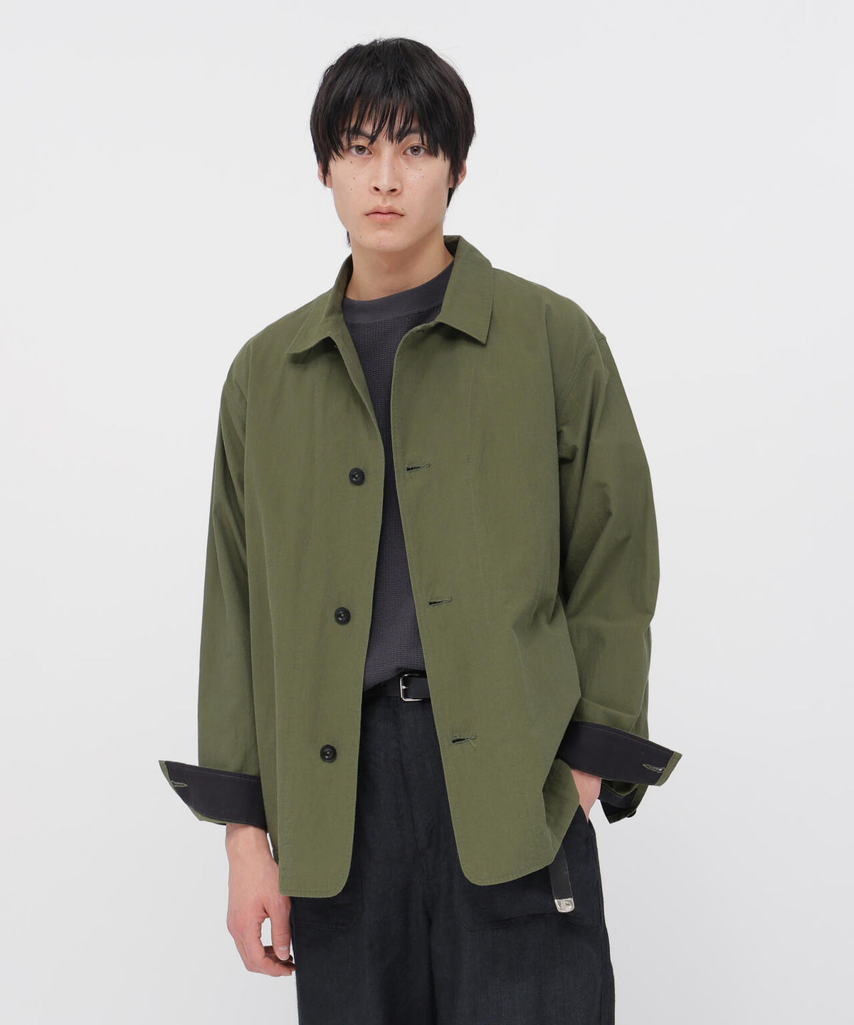 CRISP COTTON CHAMBRAY BLOUSON | MARGARET HOWELL（マーガレット 