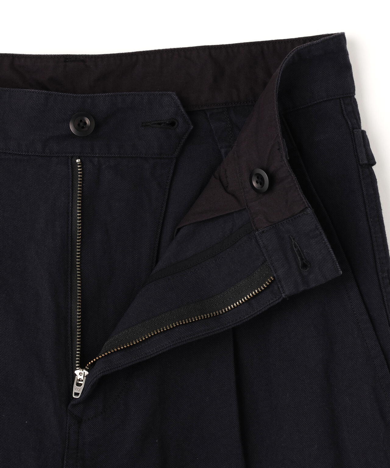 FADED COTTON TWILL TROUSERS