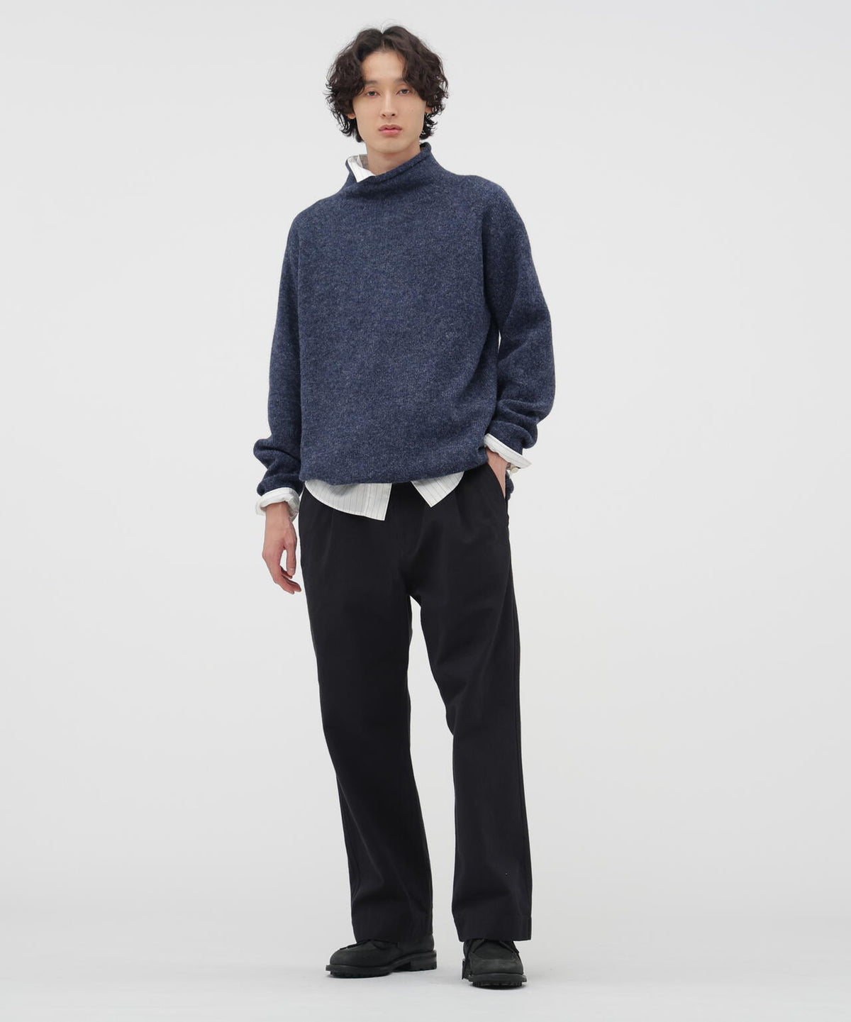 FADED COTTON TWILL TROUSERS | MARGARET HOWELL（マーガレット 