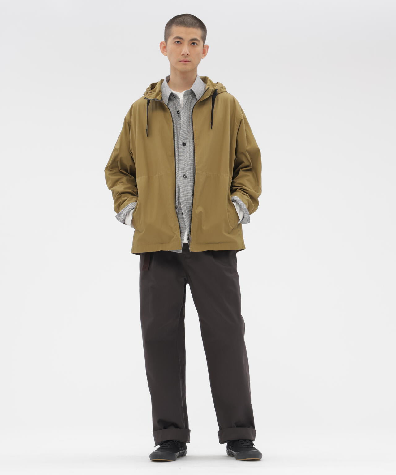 WASHED CHINO COTTON TROUSERS | MARGARET HOWELL（マーガレット