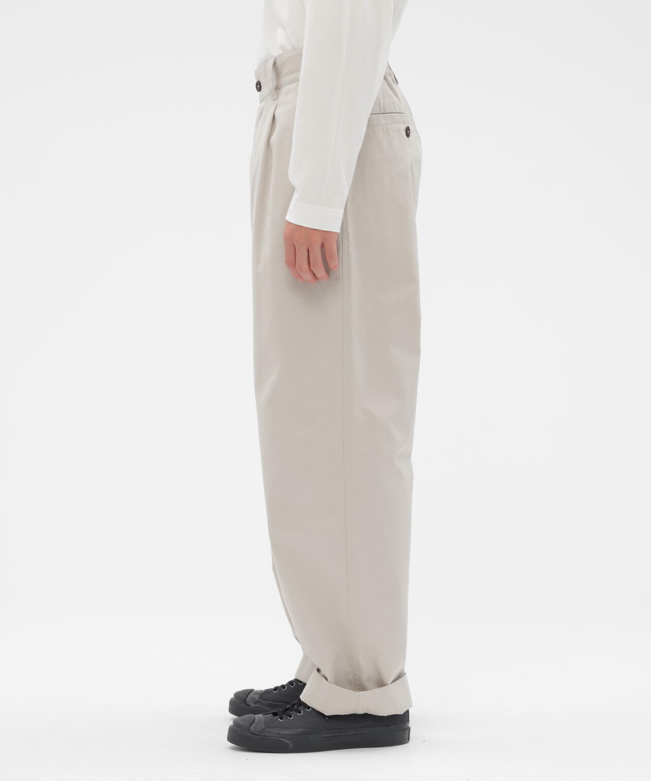 MHL WASHED CHINO COTTON マーガレットハウエル N2588 WASHED CHINO COTTON TROUSERS | MARGARET HOWELL（マーガレット