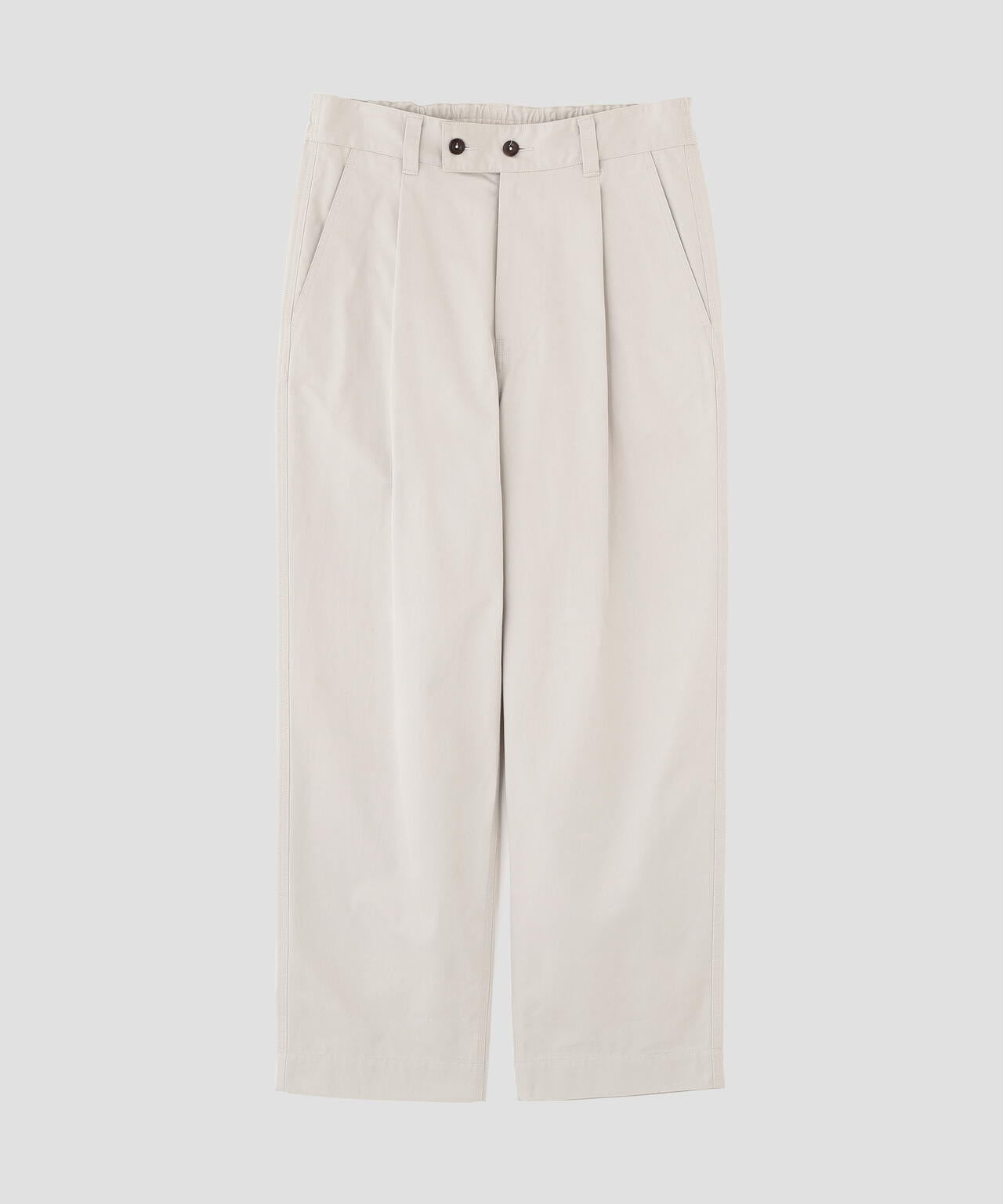 WASHED CHINO COTTON TROUSERS | MARGARET HOWELL（マーガレット
