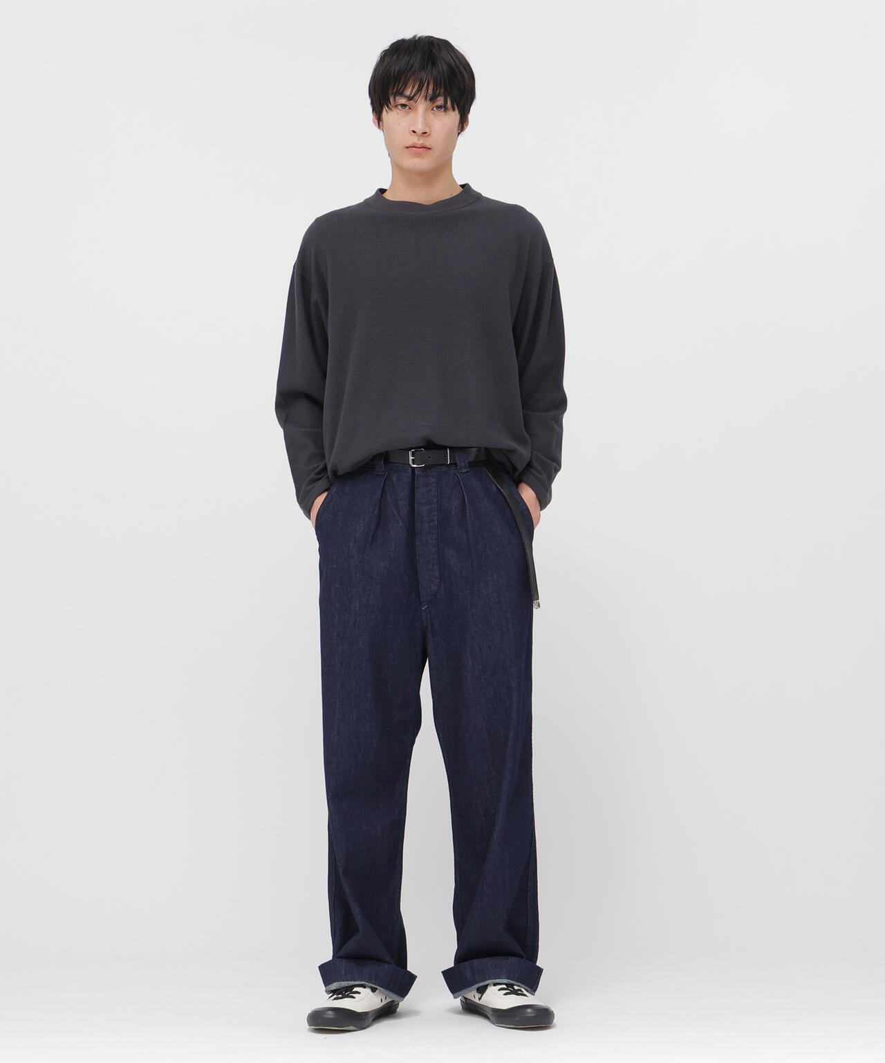 CANTON LIGHT DENIM TROUSERS | MARGARET HOWELL（マーガレット