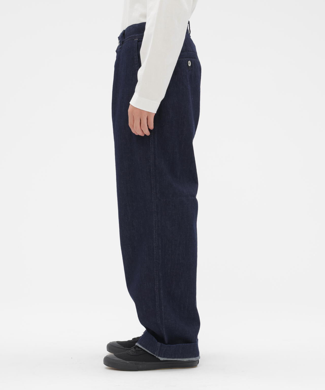 CANTON LIGHT DENIM TROUSERS | MARGARET HOWELL（マーガレット