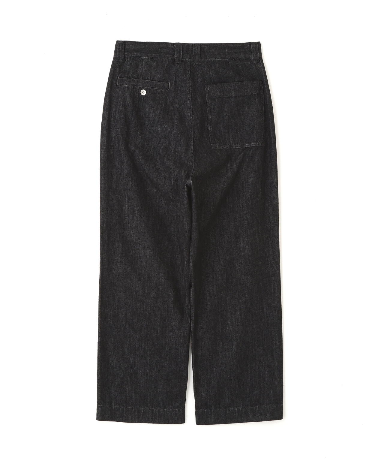 CANTON BLACK LIGHT DENIM TROUSERS | MARGARET HOWELL（マーガレット