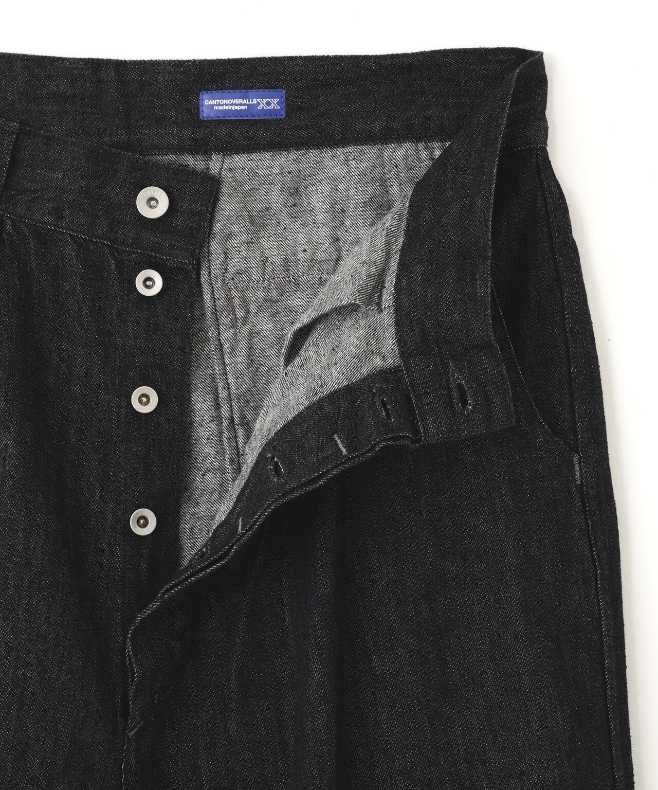 CANTON BLACK LIGHT DENIM TROUSERS